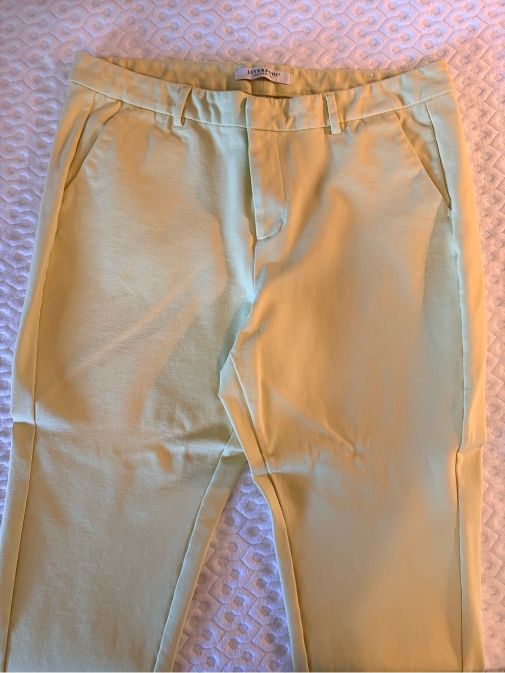 Liverpool Kelsey Citron Ankle Pants